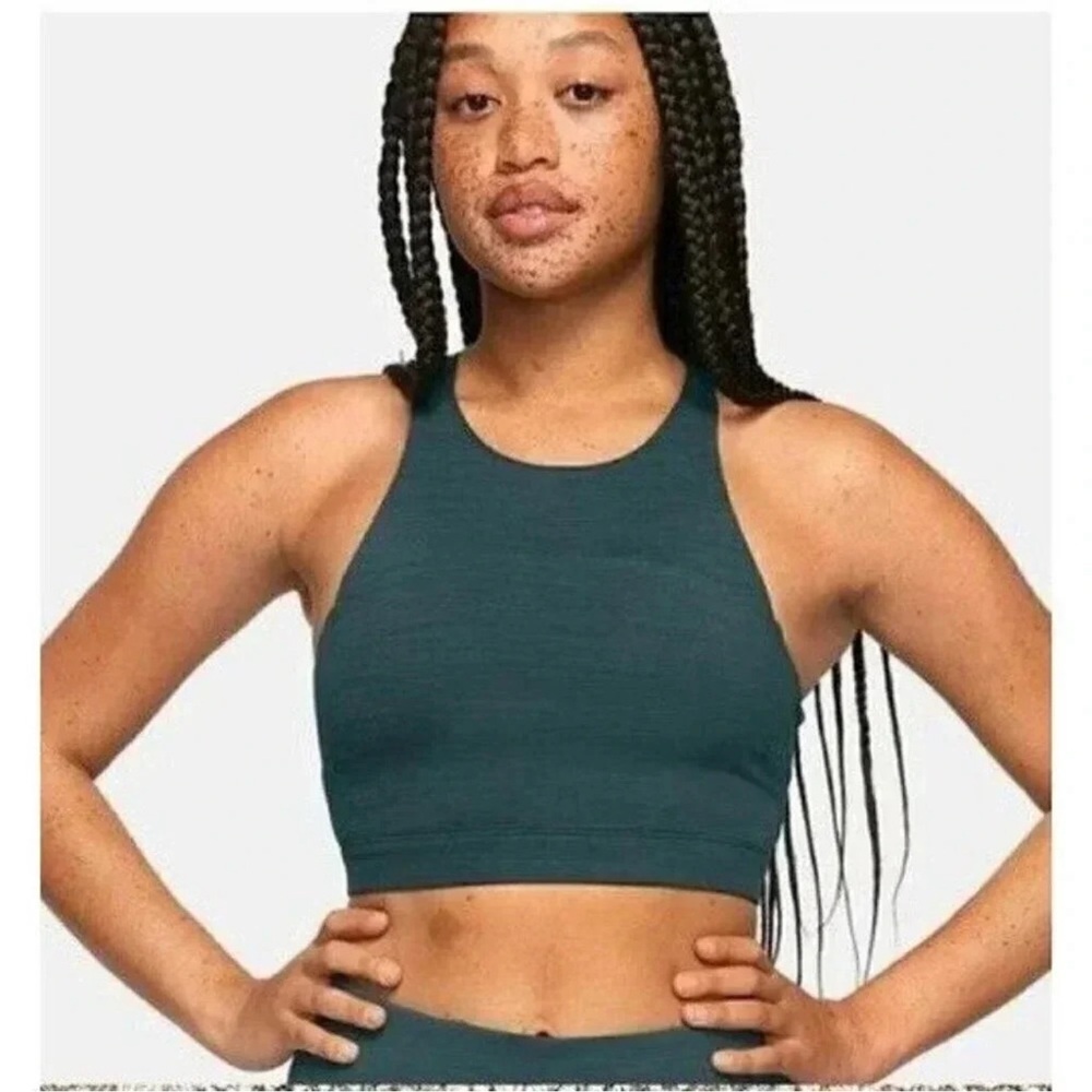 Outdoor Voices Forest Green Crop Top Bra